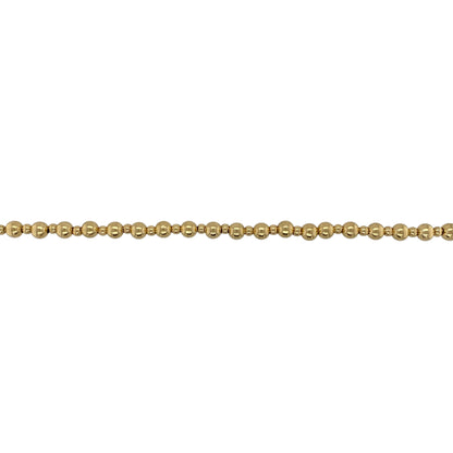 9ct Gold 7" Ball Link Bracelet