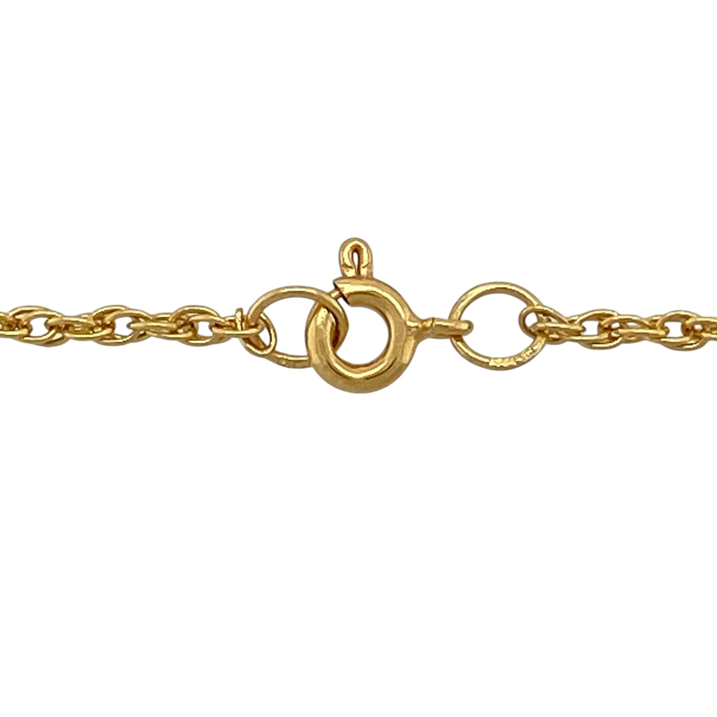 9ct Gold Plain Cross 15" Necklace