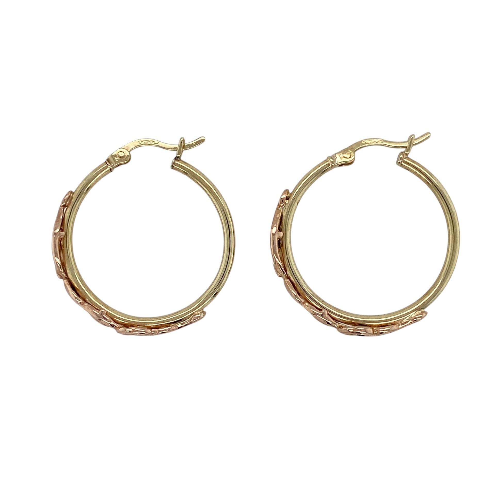 9ct Gold Clogau Tree of Life Hoop Creole Earrings