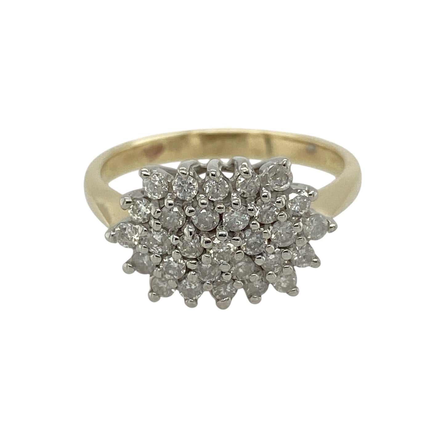 9ct Gold & Diamond Cluster Ring