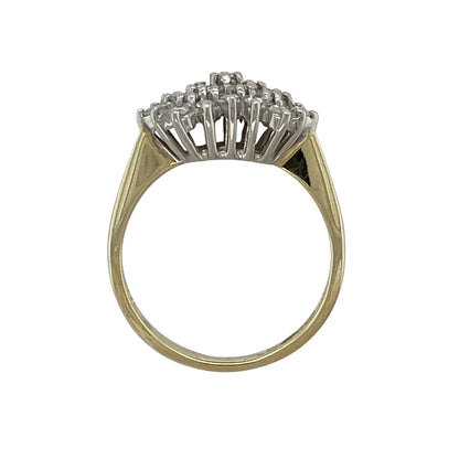 9ct Gold & Diamond Cluster Ring
