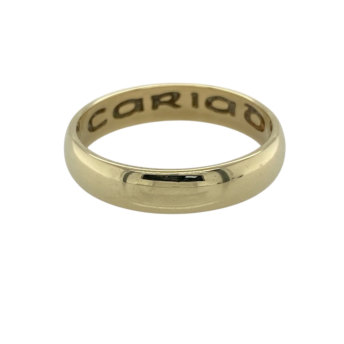 9ct Gold Clogau Cariad 5mm Wedding Band Ring
