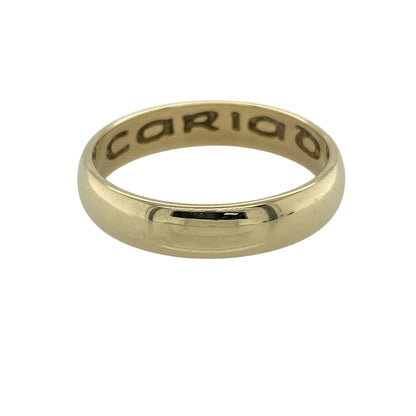 9ct Gold Clogau Cariad 5mm Wedding Band Ring