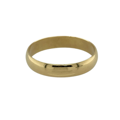 18ct Gold 4mm Wedding Band Ring