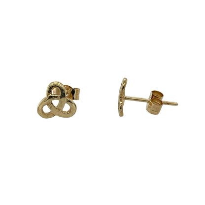 9ct Gold Celtic Knot Stud Earrings