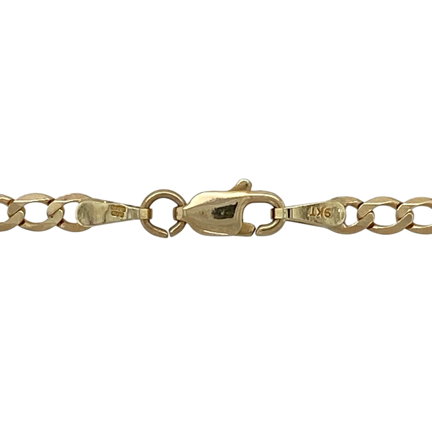 Complete your jewellery collection with this pre-owned 9ct yellow gold 20-inch curb chain, featuring a timeless design that is perfect for everyday wear or pairing with your favourite pendant.

Design: This classic chain features traditional curb links that lie smoothly against the neckline for a comfortable and stylish fit. Measuring approximately 3mm wide, it offers a versatile profile with enough presence to be worn alone while also making an excellent choice for displaying a suitable pendant.