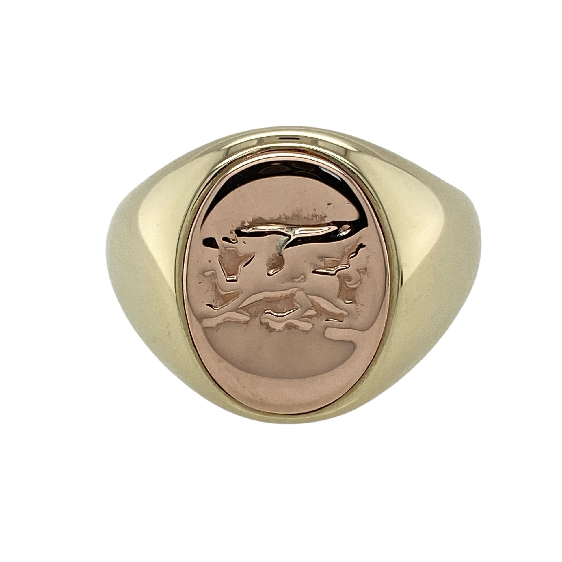 9ct Gold Clogau Welsh Dragon Oval Signet Ring