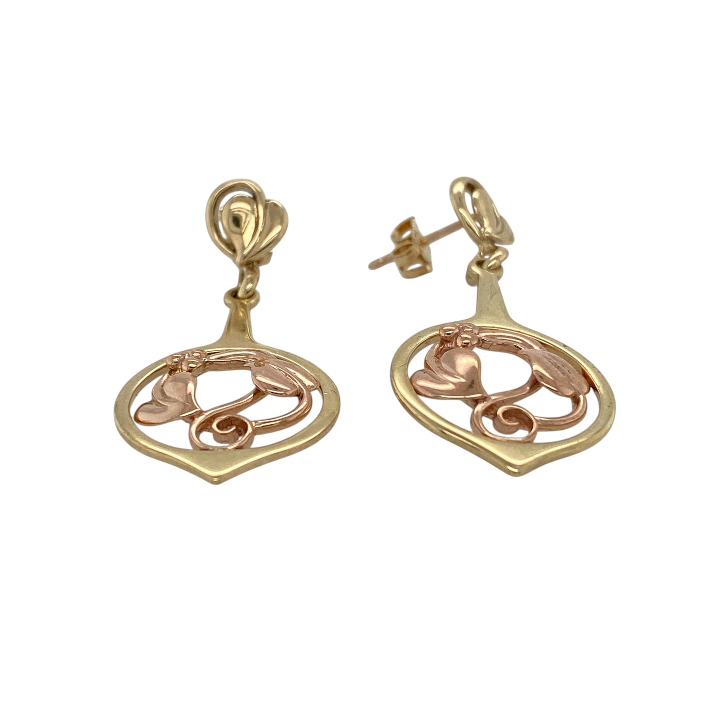 9ct Gold Clogau Tree of Life Drop Earrings