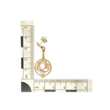 9ct Gold Clogau Tree of Life Drop Earrings