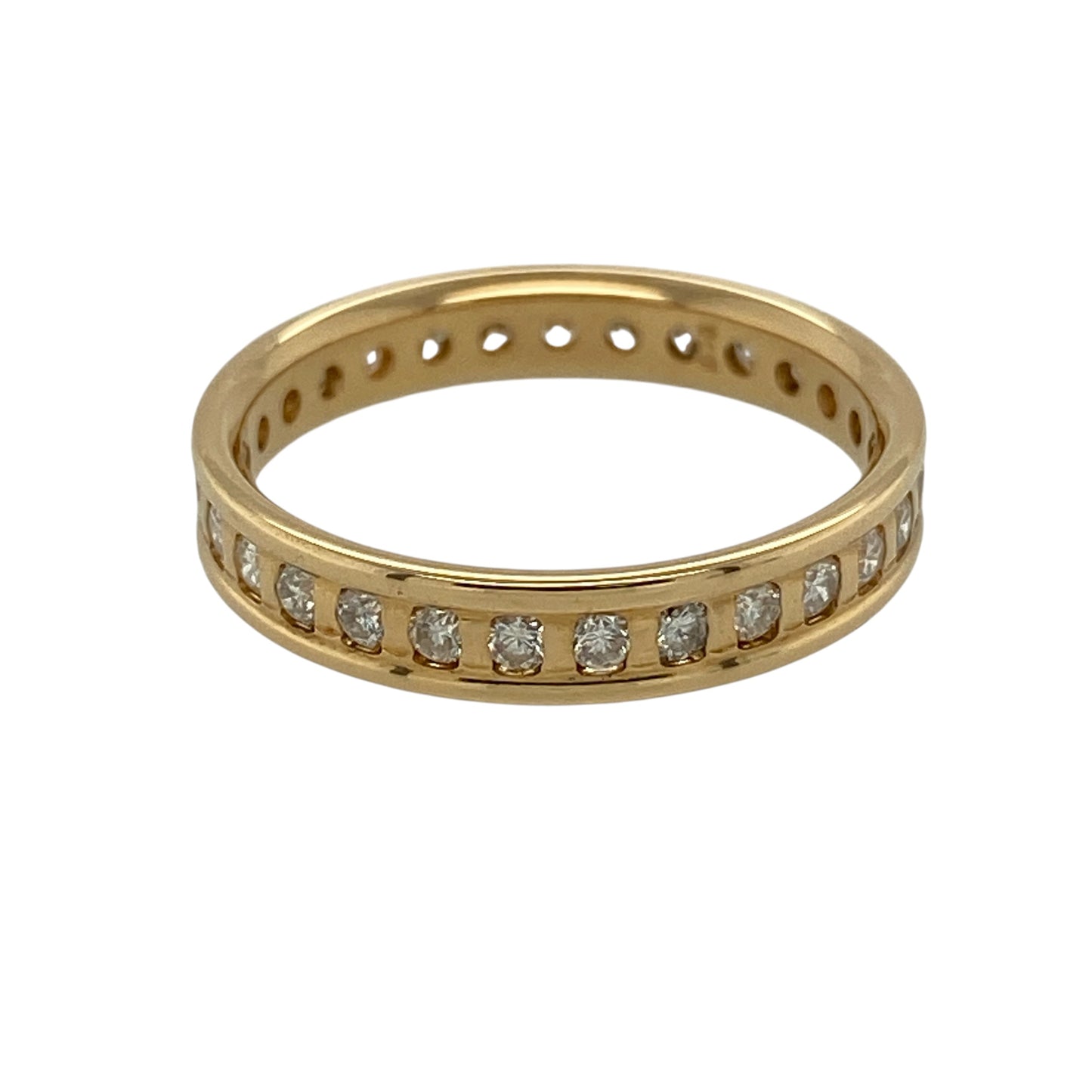 18ct Gold & Diamond Full Eternity Band Ring