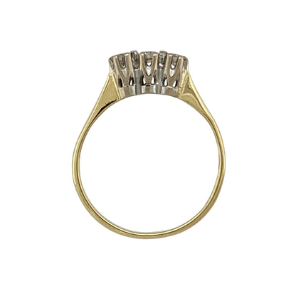 18ct Gold & Diamond Trilogy Ring