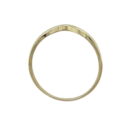 9ct Gold Wishbone Ring