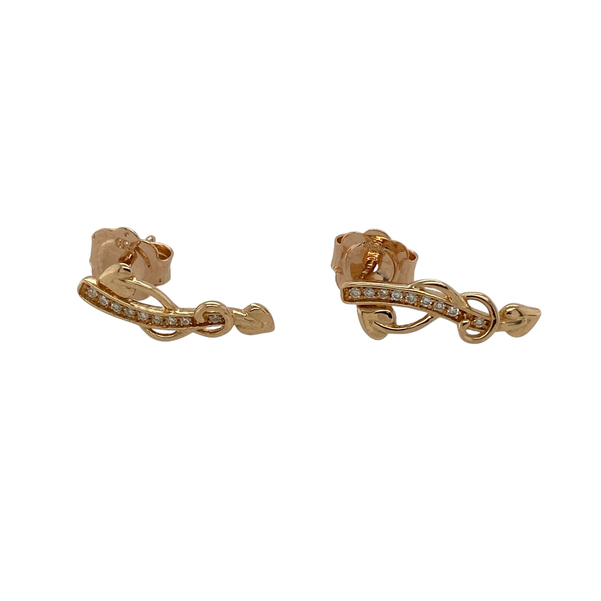 Add elegant nature-inspired styling and refined sparkle to your fine jewellery collection with these pre-owned 18ct rose gold diamond Clogau Vine of Life stud earrings, featuring the distinctive flowing botanical design associated with the collection.

Design: These elegant stud earrings showcase the decorative Vine of Life motif, featuring graceful flowing lines inspired by the natural beauty of intertwining vines.