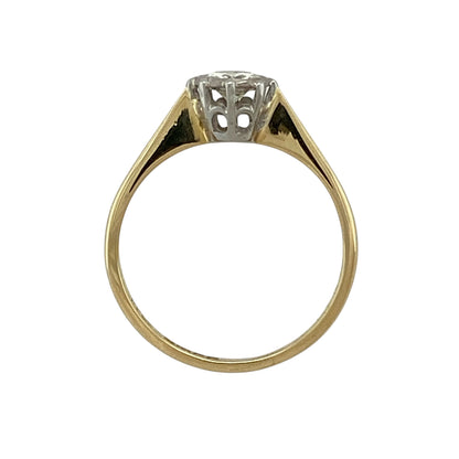 18ct Gold & Diamond Solitaire Ring
