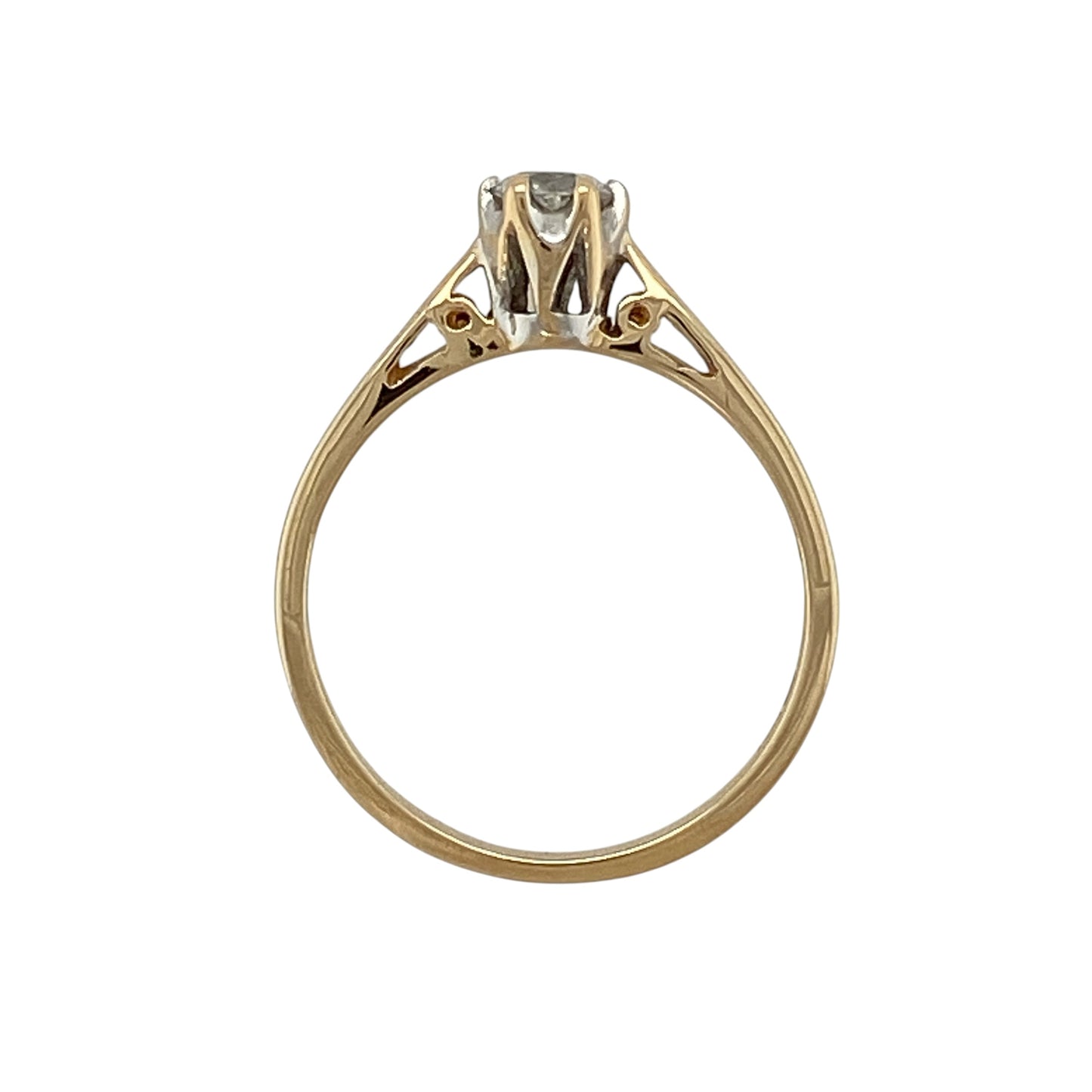 18ct Gold & Diamond Solitaire Ring