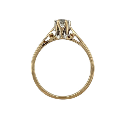 18ct Gold & Diamond Solitaire Ring