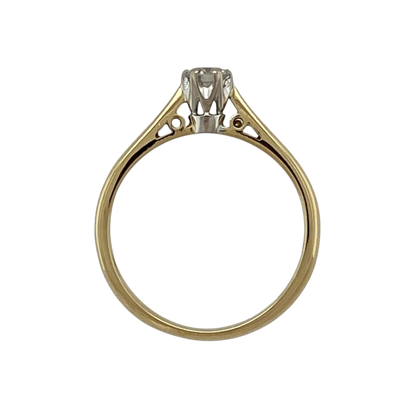 18ct Gold & Diamond Solitaire Ring