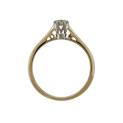 18ct Gold & Diamond Solitaire Ring