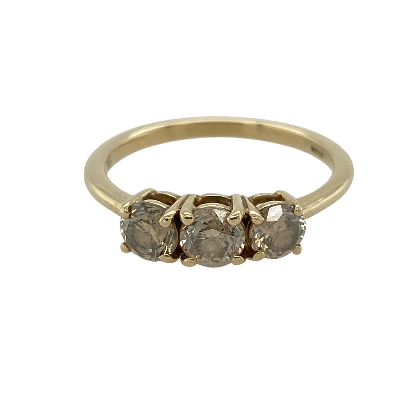 9ct Gold & Diamond Trilogy Ring