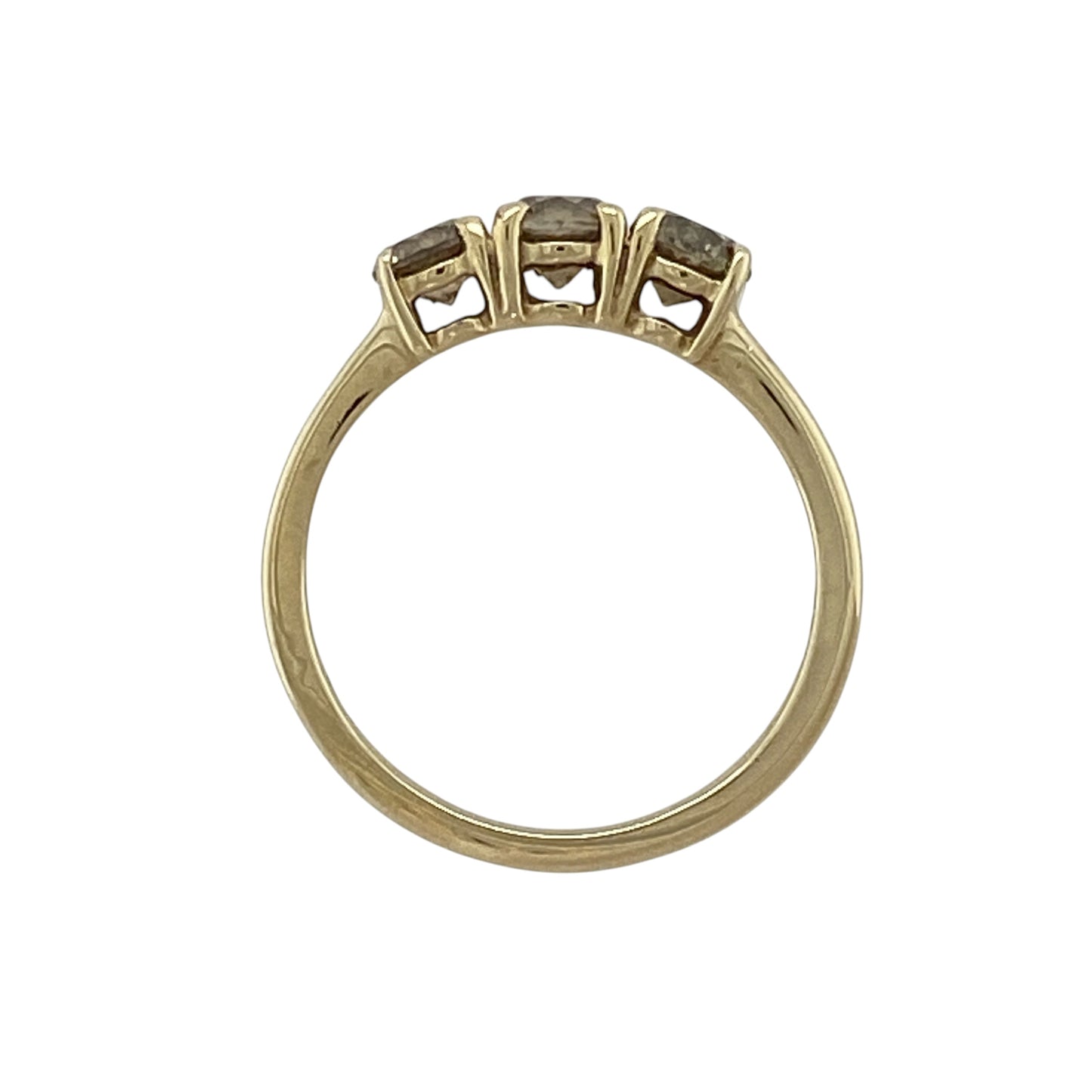 9ct Gold & Diamond Trilogy Ring