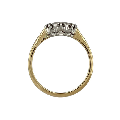 18ct Gold & Diamond Trilogy Ring