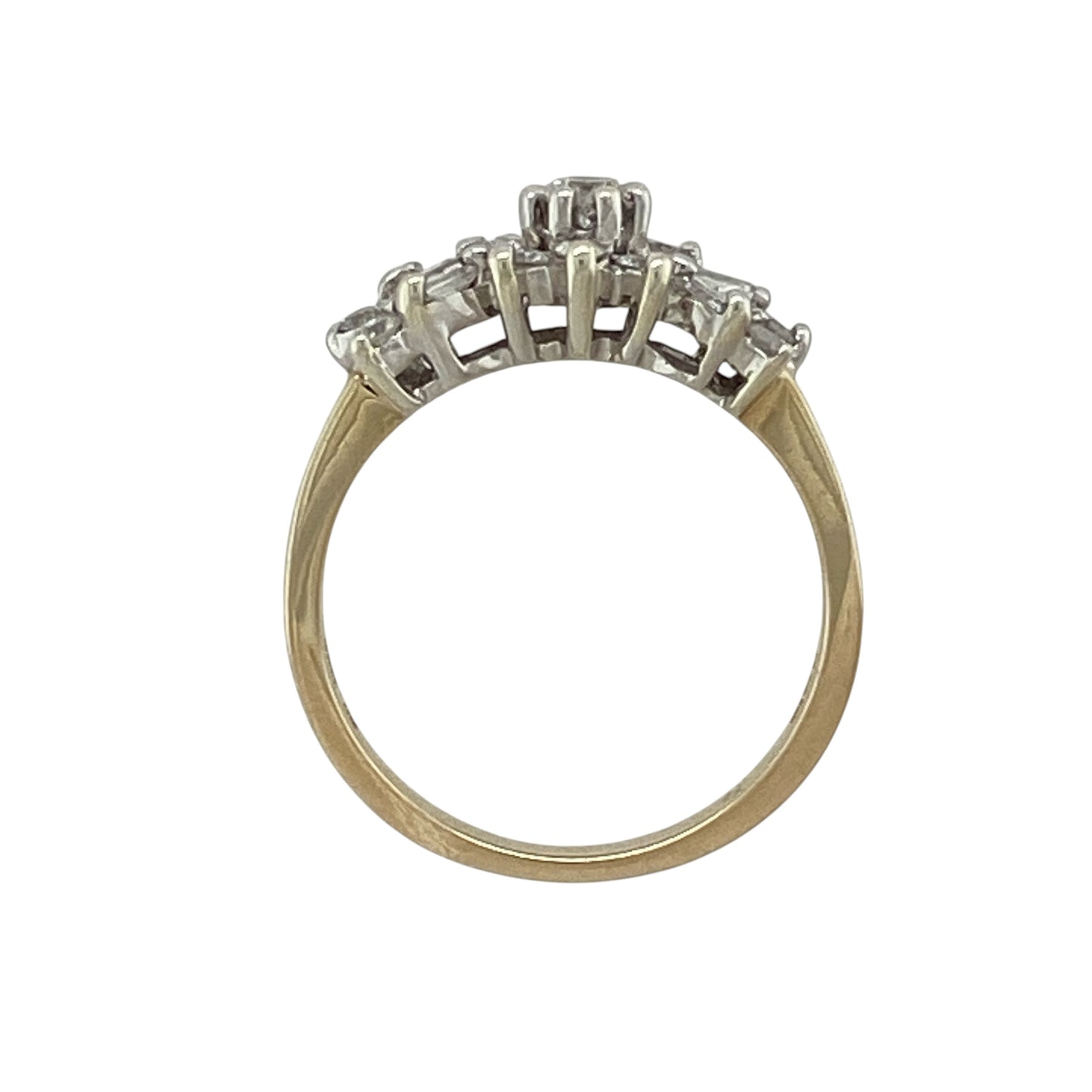 9ct Gold & Diamond Cluster Ring