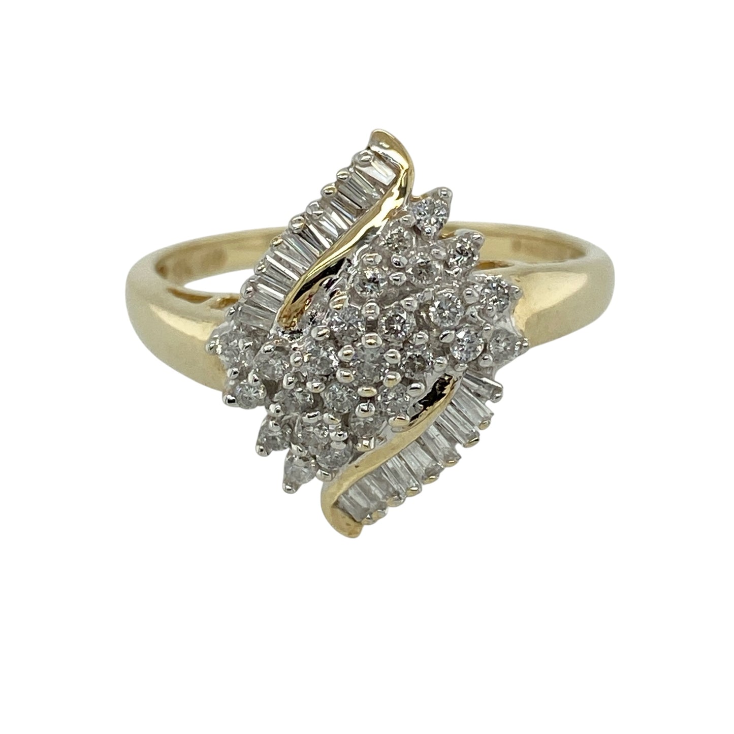 9ct Gold & Diamond Cluster Ring