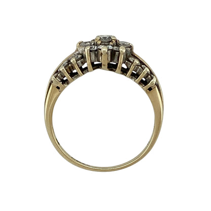 9ct Gold & Diamond Cluster Ring