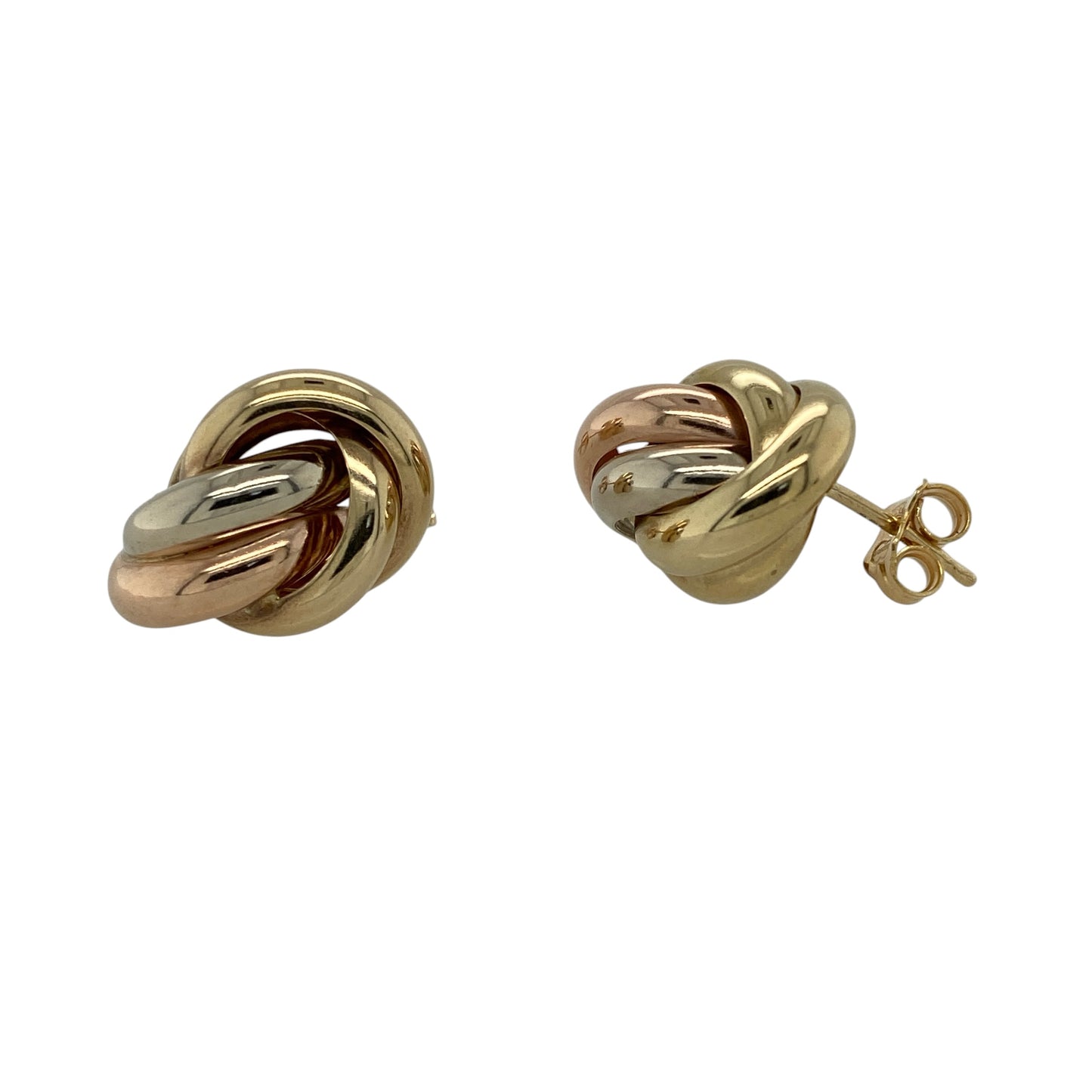 9ct Gold Knot Stud Earrings