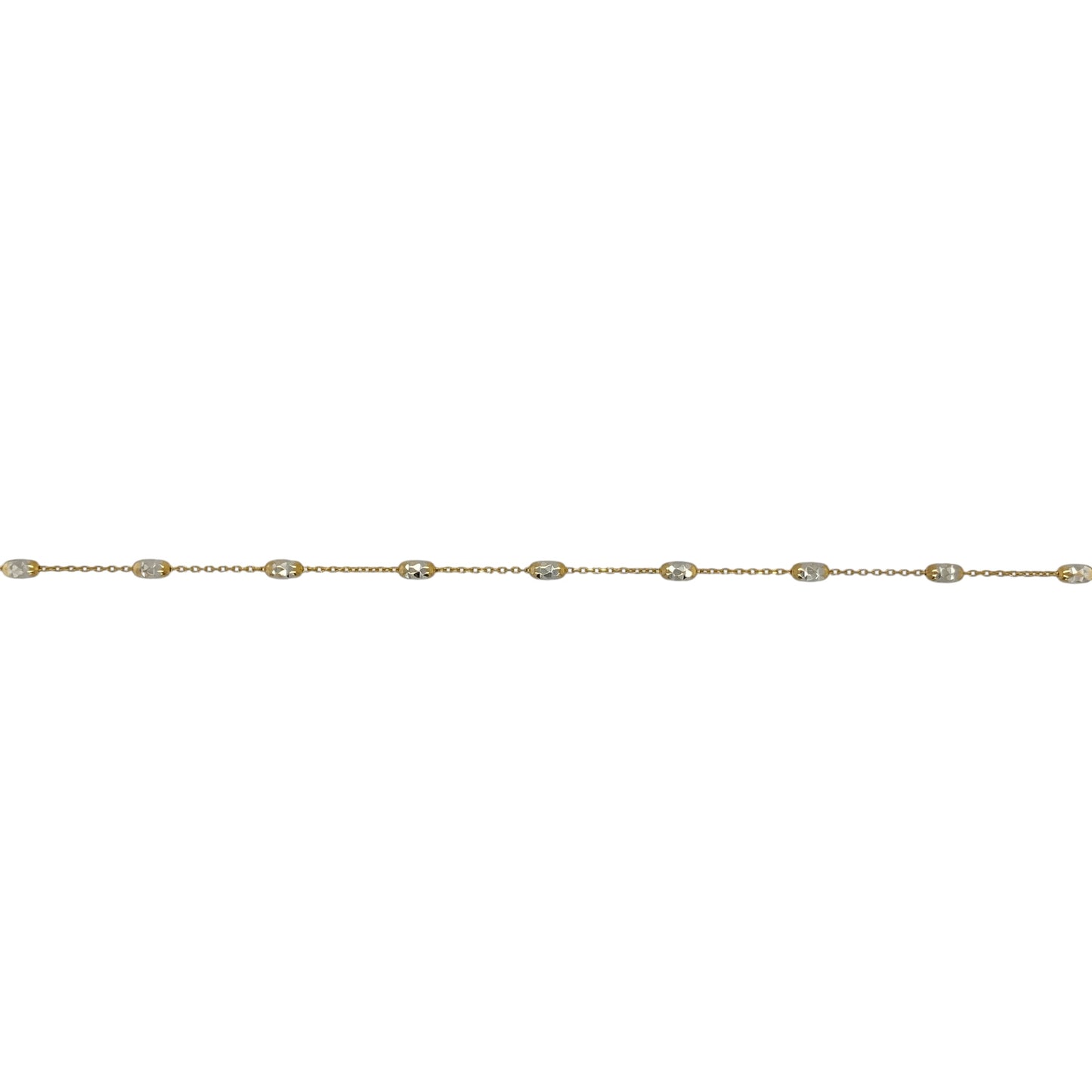 9ct Gold 17" Sparkle Ball Chain Necklace