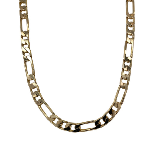 9ct Gold 18" Figaro Chain