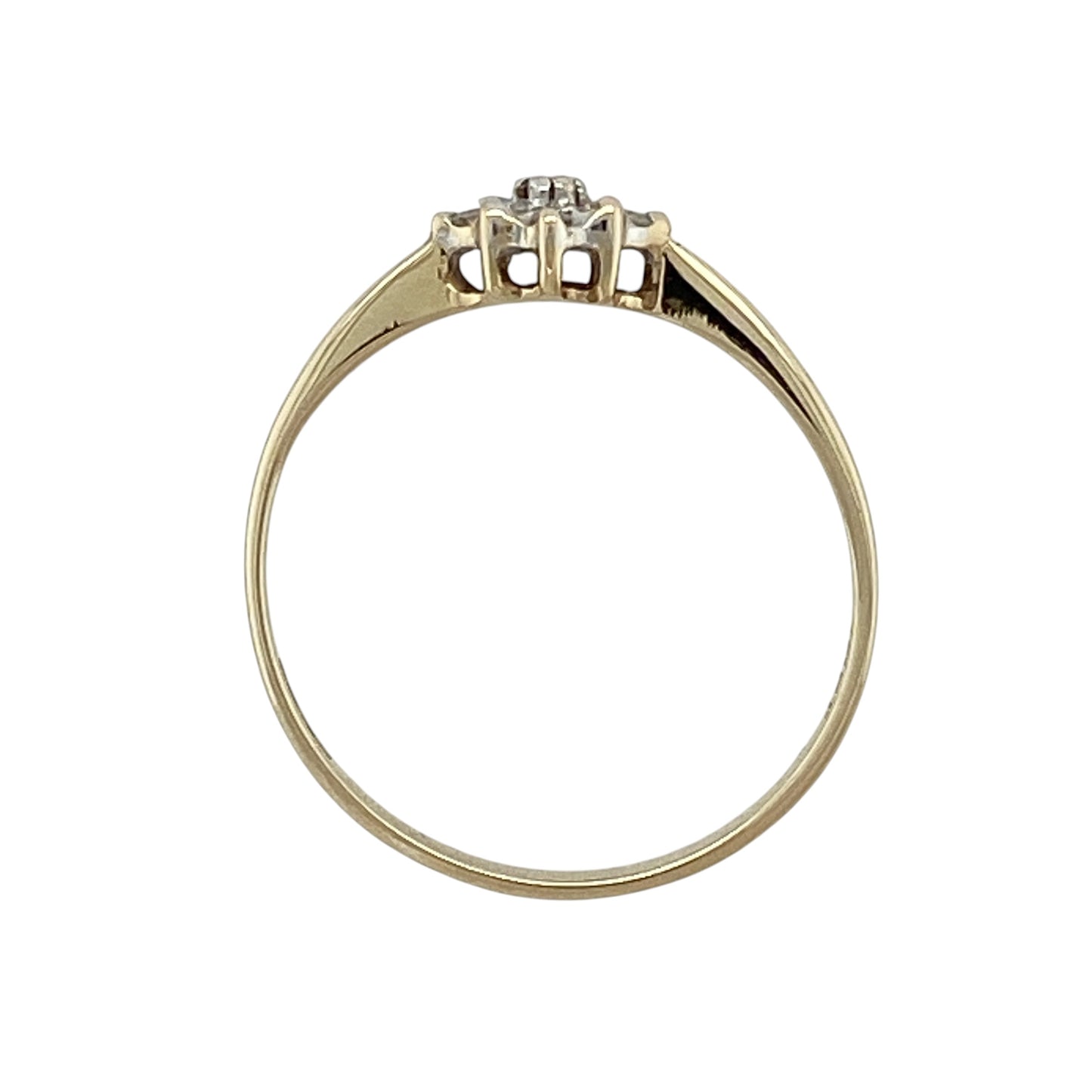 9ct Gold & Diamond Cluster Ring