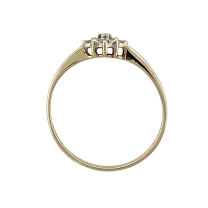 9ct Gold & Diamond Cluster Ring