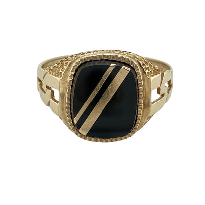 9ct Gold & Onyx Signet Ring