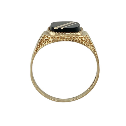 9ct Gold & Onyx Signet Ring