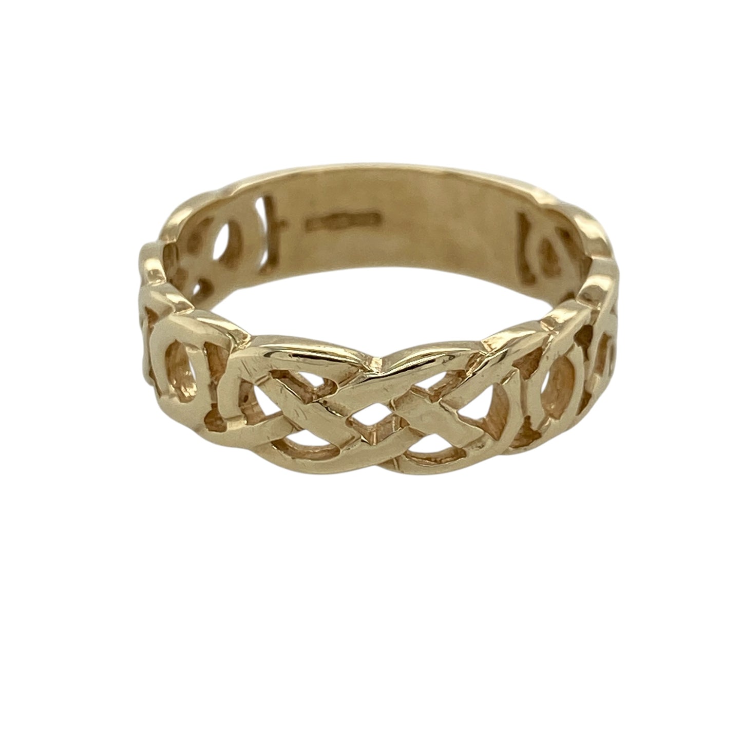 9ct Gold Celtic Knot Band Ring