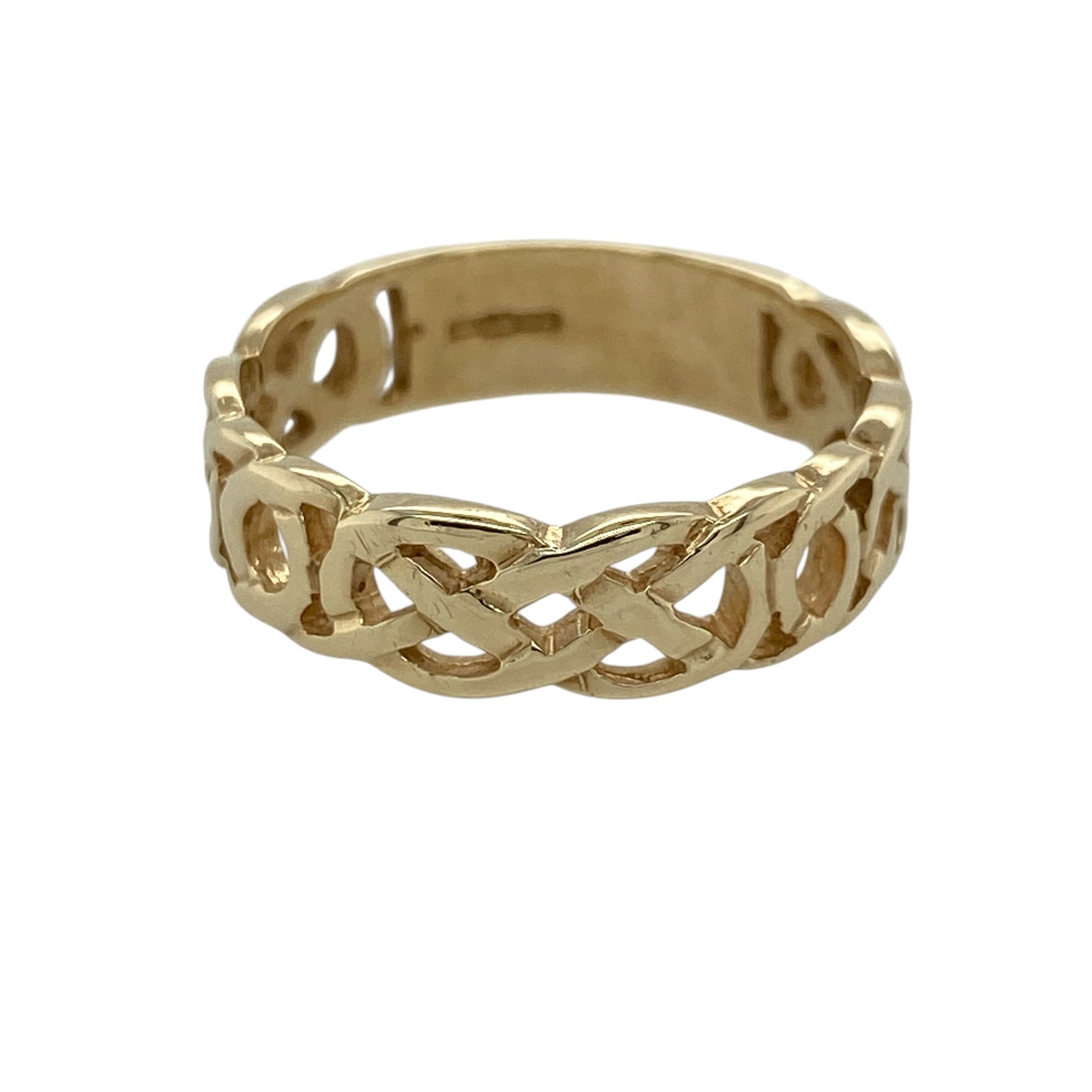 9ct Gold Celtic Knot Band Ring