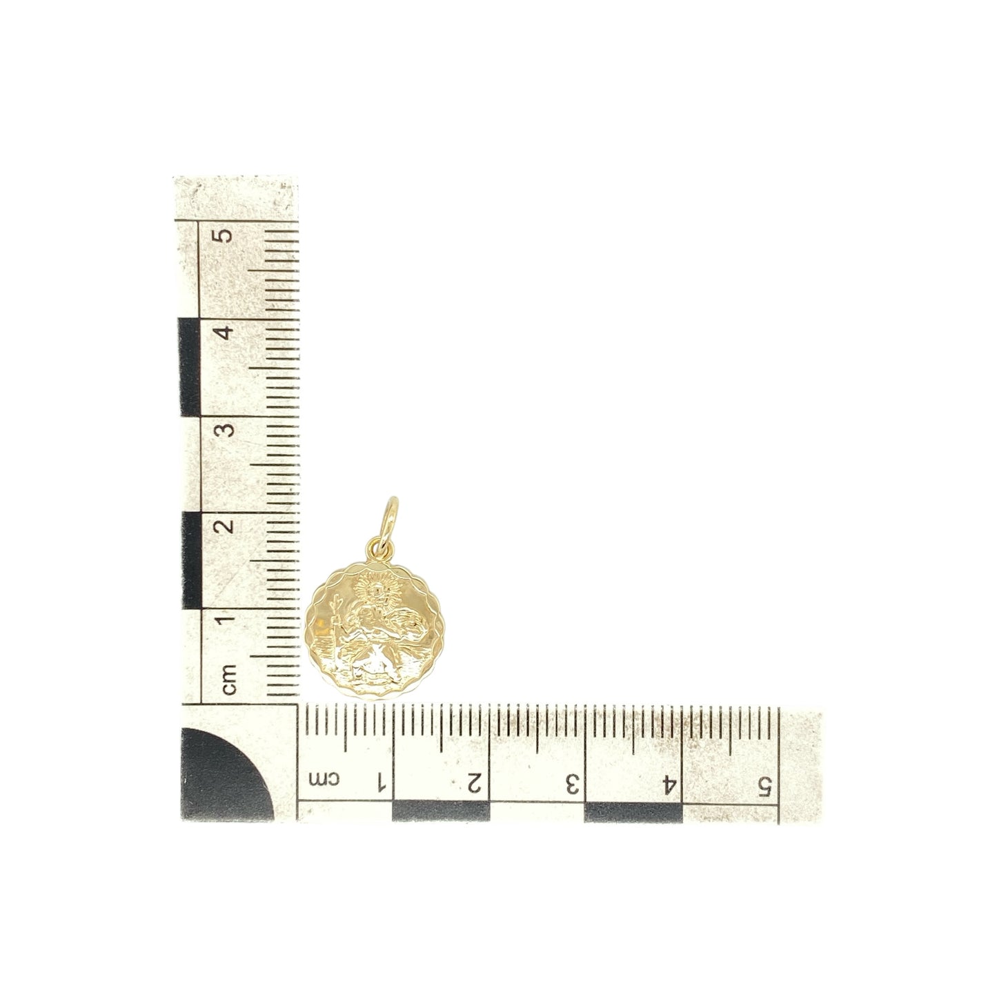 9ct Gold St Christopher Pendant