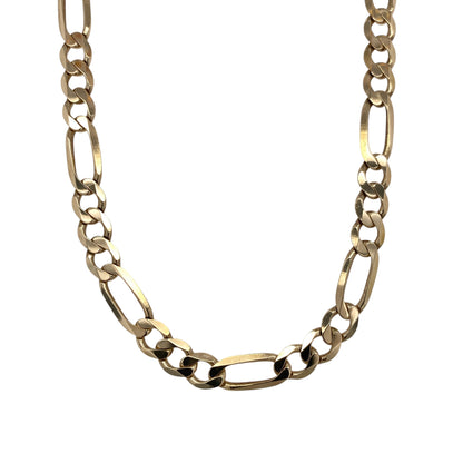 9ct Gold 20" Figaro Chain