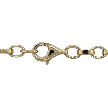 Add timeless style and substantial classic appeal to your jewellery collection with this pre-owned 9ct yellow gold Belcher chain, featuring a traditional link design with a versatile and enduring appearance.

Design: The chain showcases a classic Belcher link pattern formed from evenly shaped interlocking links, creating a timeless and distinctive appearance suitable for everyday wear or special occasions.
