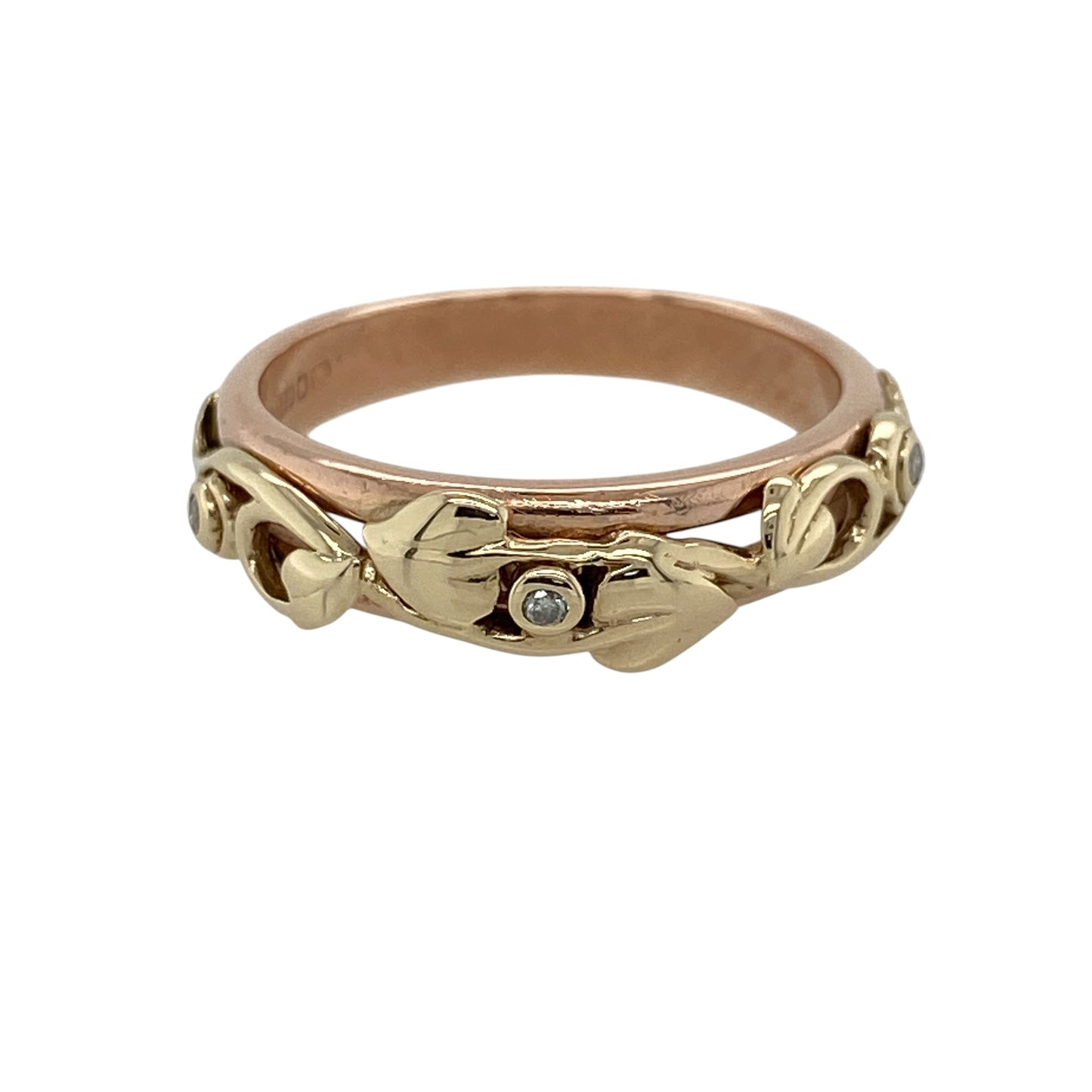 9ct Gold & Diamond Set Clogau Tree of Life Band Ring