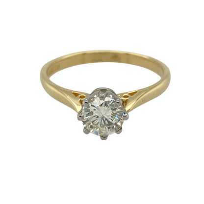18ct Gold & Diamond Solitaire Ring