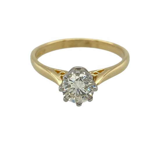 18ct Gold & Diamond Solitaire Ring