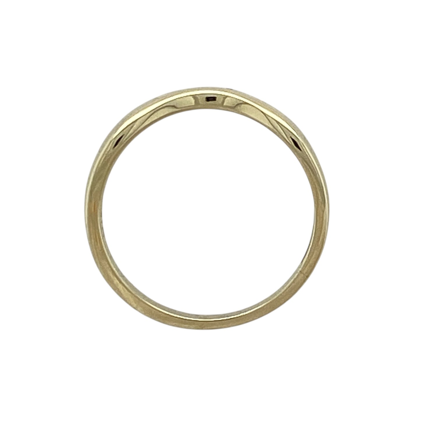 9ct Gold & Diamond Wishbone Ring
