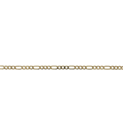 9ct Gold 10" Figaro Anklet