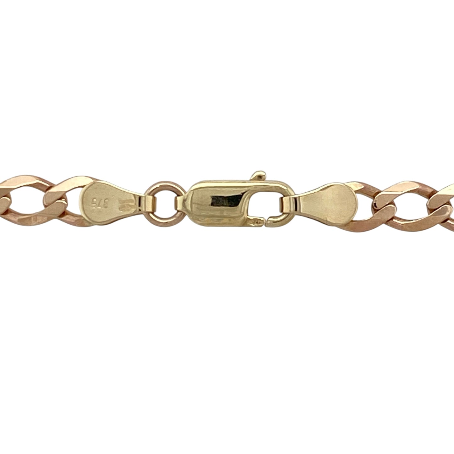 Add warm colour and timeless styling to your jewellery collection with this pre-owned 9ct rose gold curb chain, featuring a classic link design with a substantial and versatile profile.

Design: The chain showcases a traditional curb link design, creating a timeless and versatile appearance suitable for wearing alone or paired with a compatible pendant.