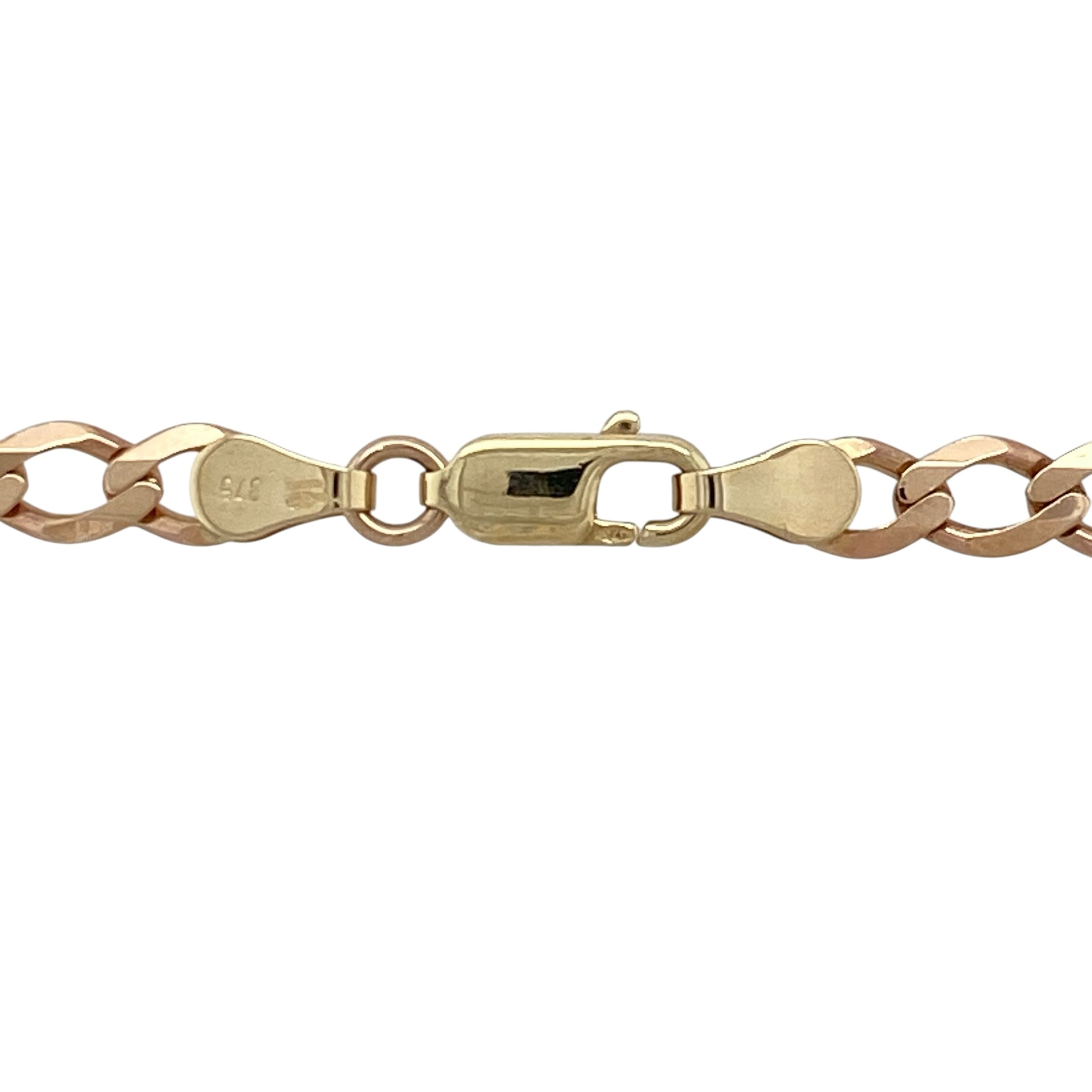 Add warm colour and timeless styling to your jewellery collection with this pre-owned 9ct rose gold curb chain, featuring a classic link design with a substantial and versatile profile.

Design: The chain showcases a traditional curb link design, creating a timeless and versatile appearance suitable for wearing alone or paired with a compatible pendant.