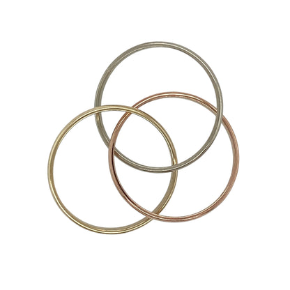 9ct Gold Three Band Ring