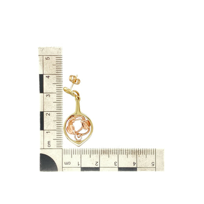 9ct Gold Clogau Tree of Life Drop Earrings