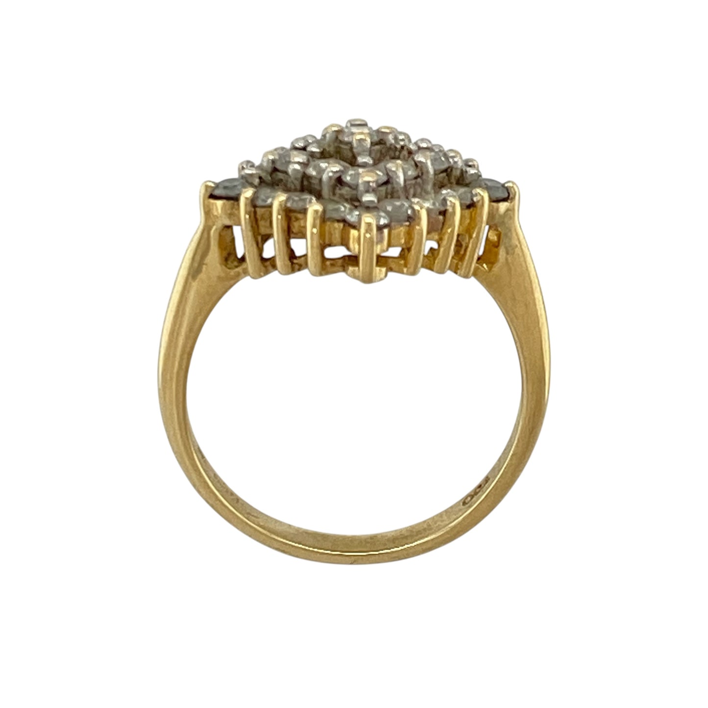 18ct Gold & Diamond Cluster Ring